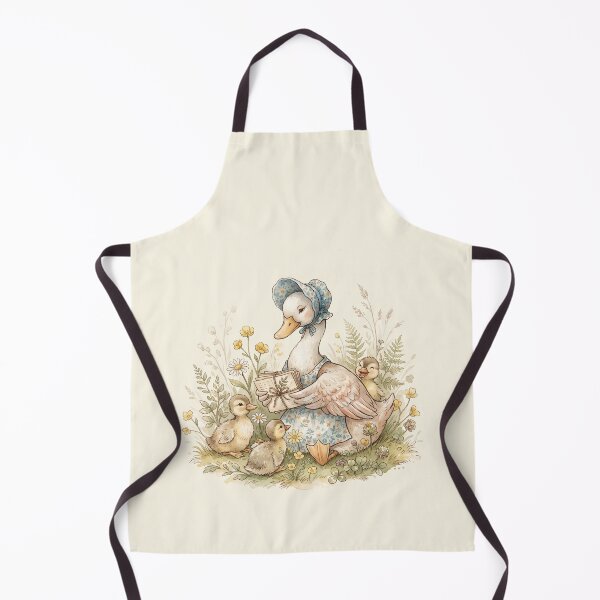 Item preview, Sweet Mother Duck and Ducklings with Letters Illustration designed and sold by Pasteltone.
