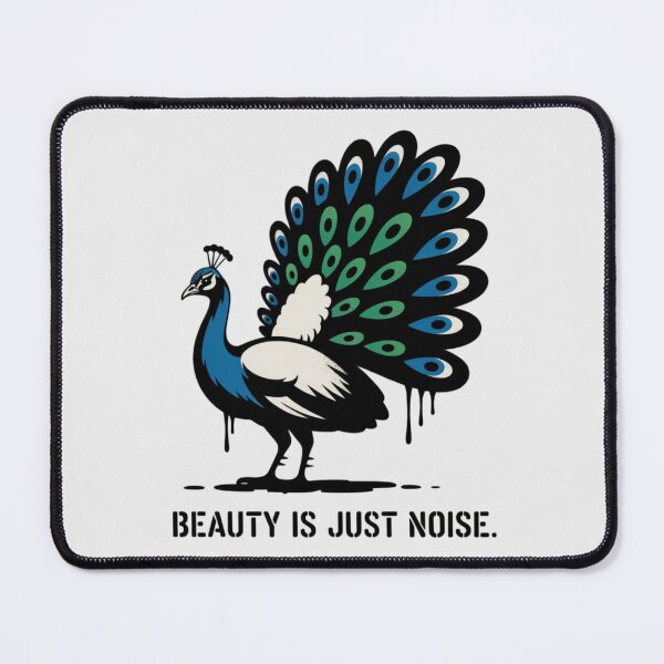 Item preview, Banksy Peacock - Beauty Is Just Noise designed and sold by 123ks.