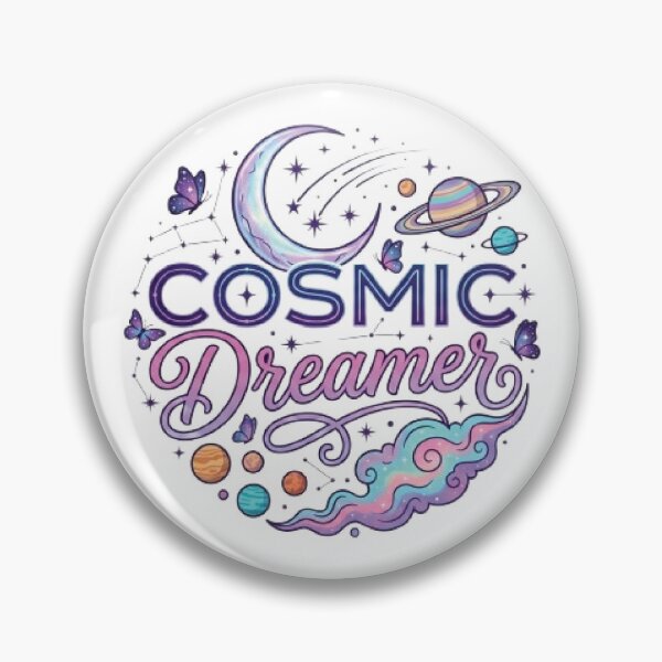 Item preview, Cosmic Dreamer Space T-Shirt | Celestial Moon & Galaxy Typography | Cosmic Lover Graphic Tee designed and sold by Faisal  Shah.