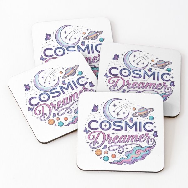 Item preview, Cosmic Dreamer Space T-Shirt | Celestial Moon & Galaxy Typography | Cosmic Lover Graphic Tee designed and sold by Faisal  Shah.