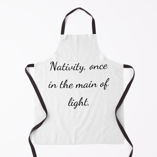 Item preview, “Nativity, once in the main of light,” - handwriting black designed and sold by ariksworld.