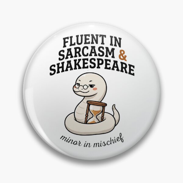 Item preview, Fluent in Sarcasm and Shakespeare Funny English Major Mischief designed and sold by Yellowriversss.