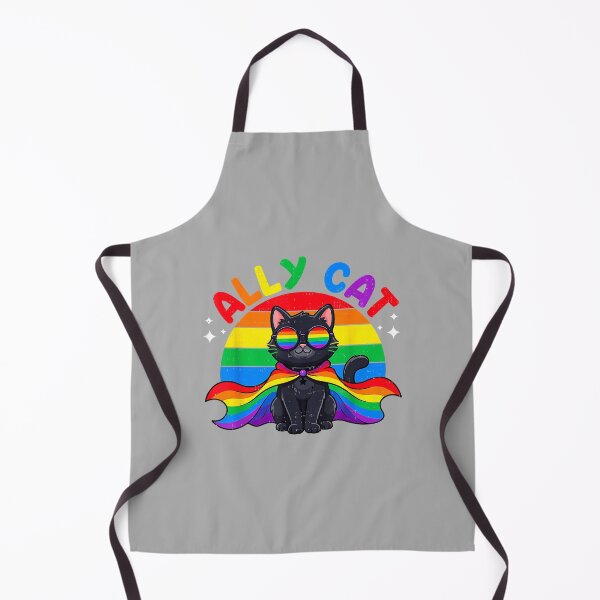 Item preview, Gay Pride Ally Cat Rainbow Flag LGBTQ LGBT Men Women Kids designed and sold by ArleneRowe.