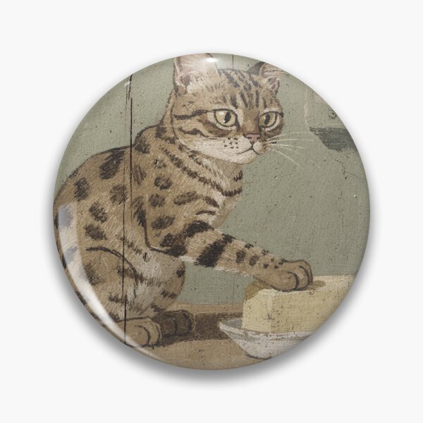Item preview, Ocicat Caught Stealing Butter Off the Counter Folk Art designed and sold by PictorialWhimsy.
