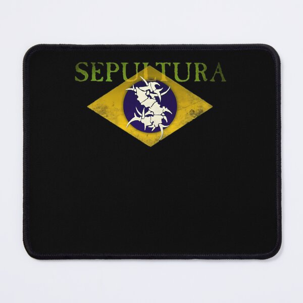 Item preview, Sepultura Brazilian Flag Tribal Emblem designed and sold by artistka77.