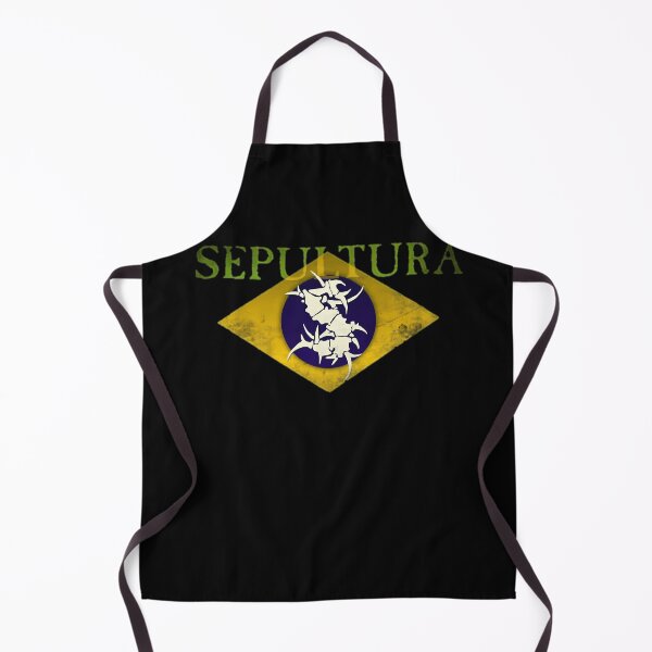 Item preview, Sepultura Brazilian Flag Tribal Emblem designed and sold by artistka77.