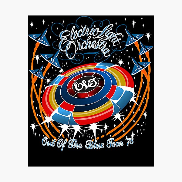 Item preview, Electric Light Orchestra Out Of The Blue Tour Starry Spaceship designed and sold by artistka77.