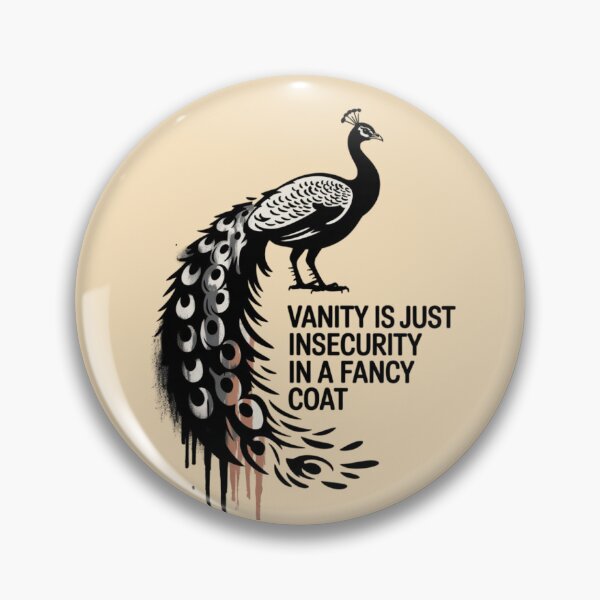 Item preview, BANKSY PEACOCK - VANITY IS JUST INSECURITY IN A FANCY COAT designed and sold by 123ks.