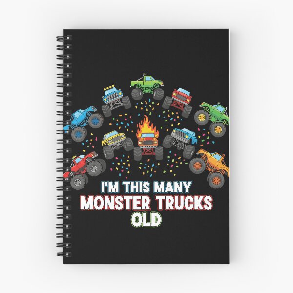 Item preview, I'm This Many Monster Trucks Old Tenth Birthday Monster Truck Boy Girl designed and sold by PopStars1993.