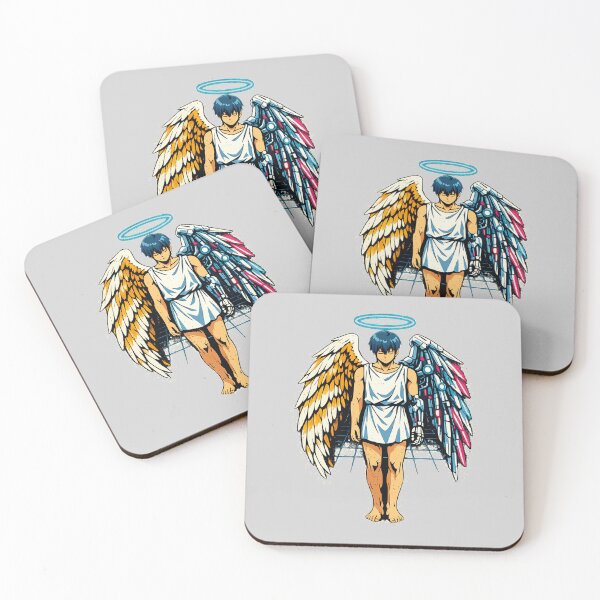 Item preview, Vintage Anime Male Cybernetic Angel designed and sold by KungPowUnicorn.