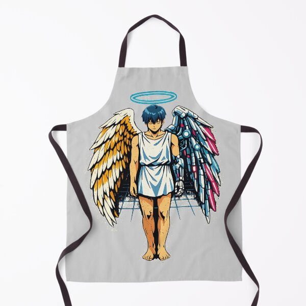 Item preview, Vintage Anime Male Cybernetic Angel designed and sold by KungPowUnicorn.
