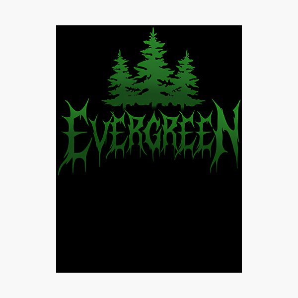 Item preview, Evergreenn Band Logo designed and sold by lauradumitriu.