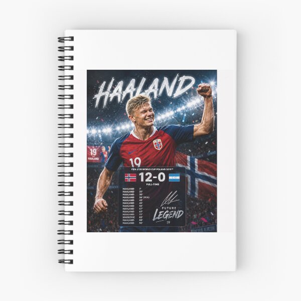 Item preview, Erling Haaland 9 goals designed and sold by PatternFly.