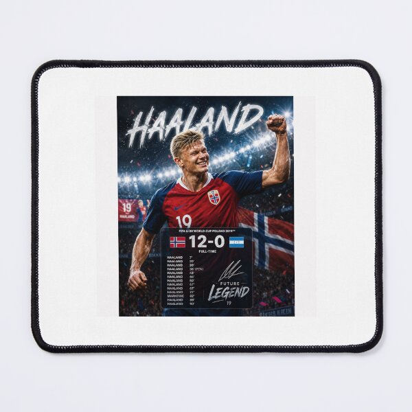 Item preview, Erling Haaland 9 goals designed and sold by PatternFly.