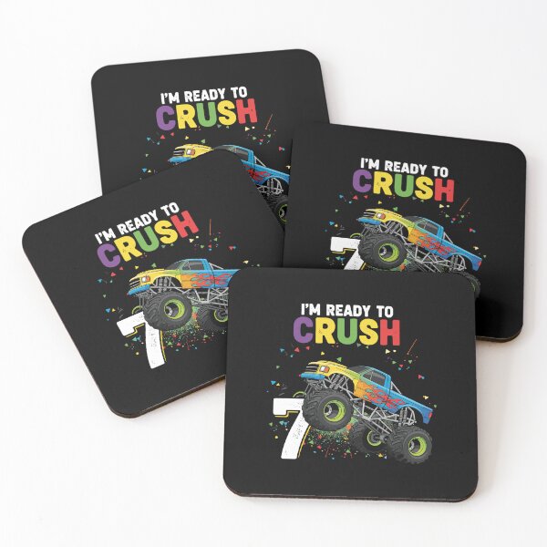Item preview, I'm Ready To Crush 7 Monster Truck Birthday Seven Year Old designed and sold by PopStars1993.