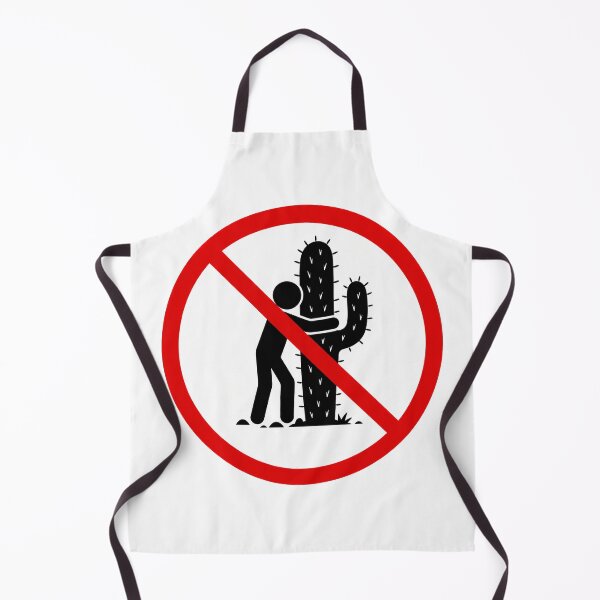 Item preview, Funny No Hugging Cactus Sign designed and sold by MonkiFlipp.