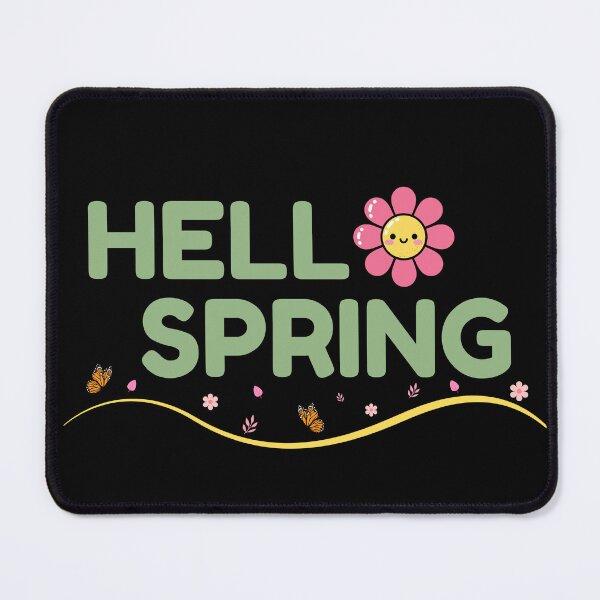 Item preview, Hello Spring! Cute Kawaii Flower & Butterfly Sticker designed and sold by Frafri92.