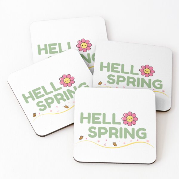 Item preview, Hello Spring! Cute Kawaii Flower & Butterfly Sticker designed and sold by Frafri92.