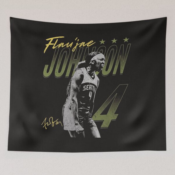 Item preview, Flaujae Johnson 4 Seattle Women Basketball Vintage designed and sold by haniaghazii.