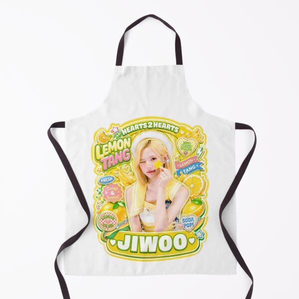 Item preview, Hearts2Hearts Jiwoo Lemon Tang vibrant red live stage set designed and sold by Valereekmerch.