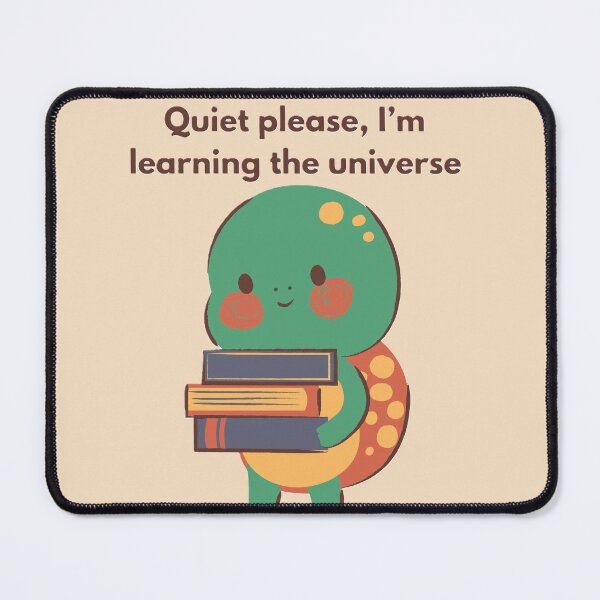Item preview, Quiet plaese, I'm learning the universe designed and sold by creativityisfun.