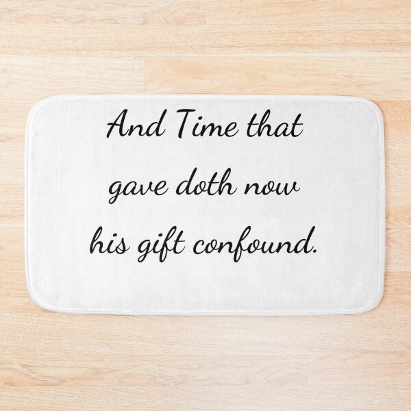 Item preview, “And Time that gave doth now his gift confound.” - handwriting black designed and sold by ariksworld.