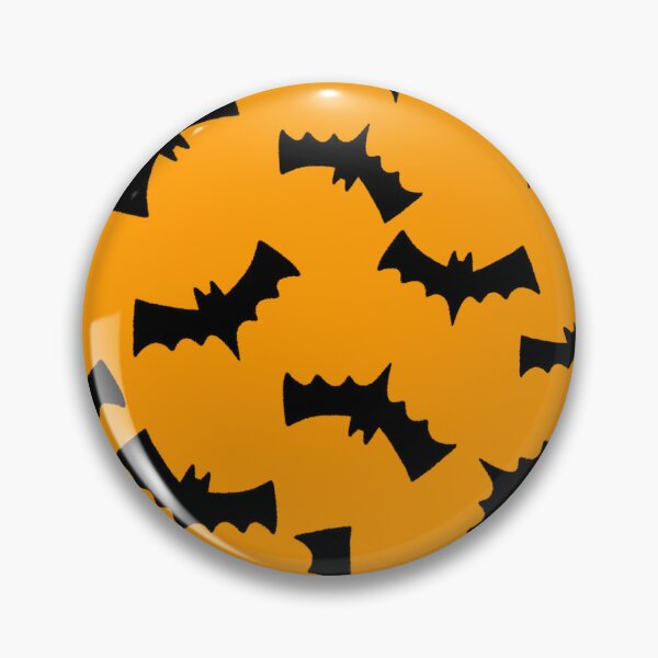 Item preview, Flying Bat Halloween Pattern | Cute Spooky Orange & Black Design 2026 designed and sold by Christina_Denton.