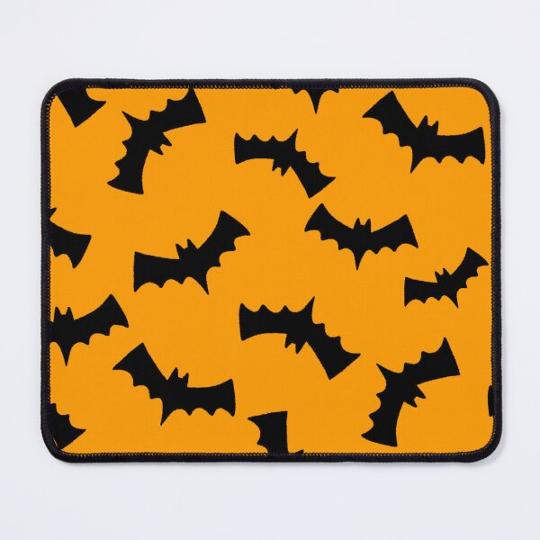 Item preview, Flying Bat Halloween Pattern | Cute Spooky Orange & Black Design 2026 designed and sold by Christina_Denton.