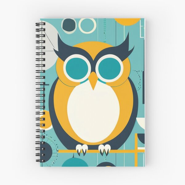 Item preview, Art - Geometric Owl, 1950s Graphic Aesthetic designed and sold by World-Pets.