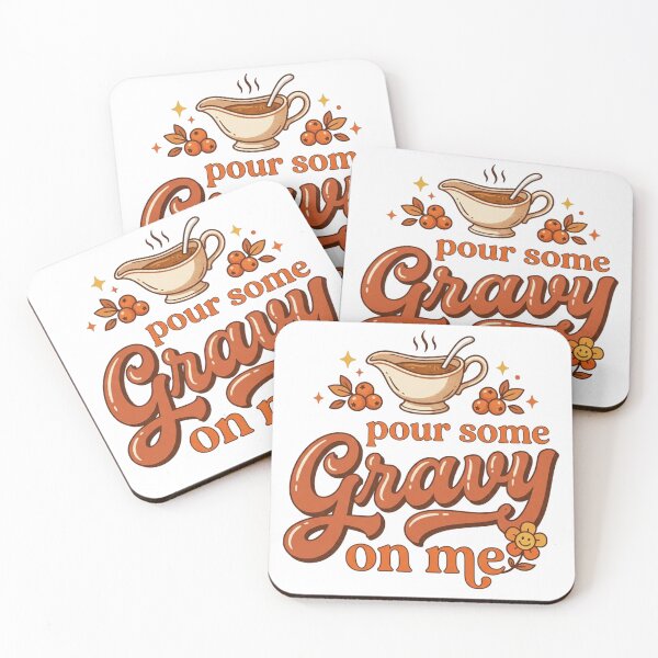 Item preview, Pour Some Gravy On Me Retro Groovy Thanksgiving designed and sold by raedattia.