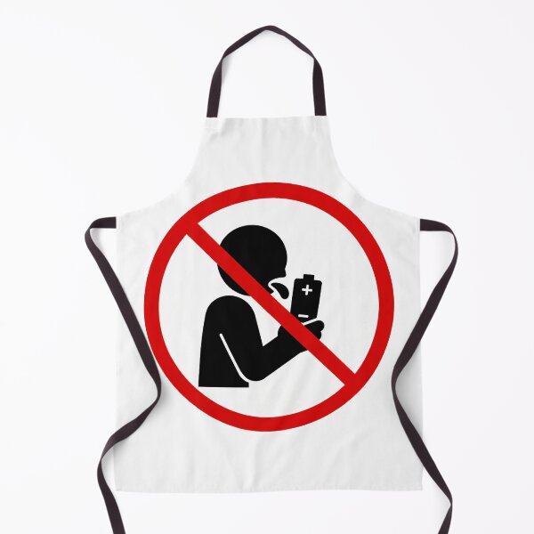 Item preview, Funny No Licking Batteries Sign designed and sold by MonkiFlipp.