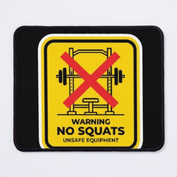 Item preview, Leg Day Warning Sign - Funny No Squats Gym Humor Graphic designed and sold by OLLI_STORE.