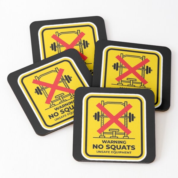 Item preview, Leg Day Warning Sign - Funny No Squats Gym Humor Graphic designed and sold by OLLI_STORE.