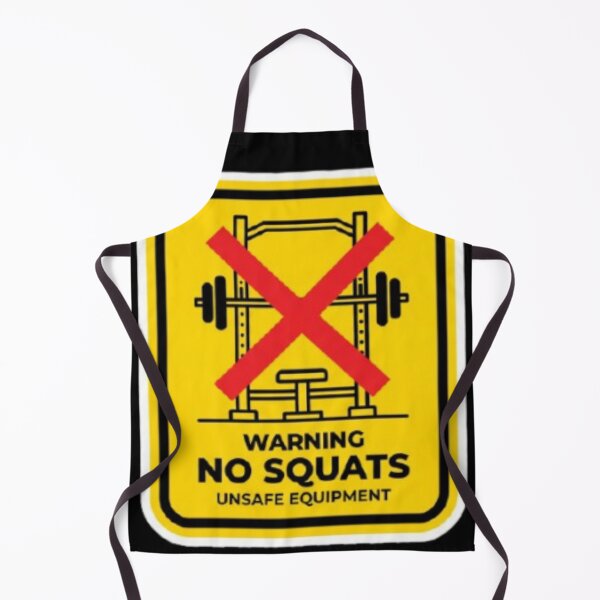 Item preview, Leg Day Warning Sign - Funny No Squats Gym Humor Graphic designed and sold by OLLI_STORE.
