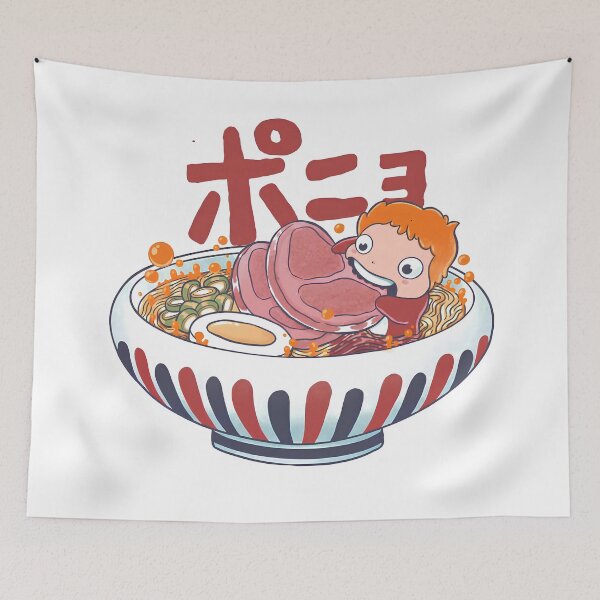 Item preview, Cute kawaii girl [[ponyos's]] love -%[ghiblis]%- ramen aways  designed and sold by Wdanti.