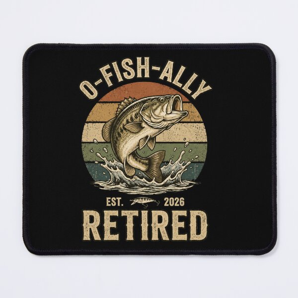 Item preview, O-Fish-Ally Retired; Fishing Angler Retirement Gift designed and sold by kelvinmunene13.
