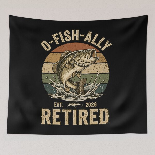 Item preview, O-Fish-Ally Retired; Fishing Angler Retirement Gift designed and sold by kelvinmunene13.