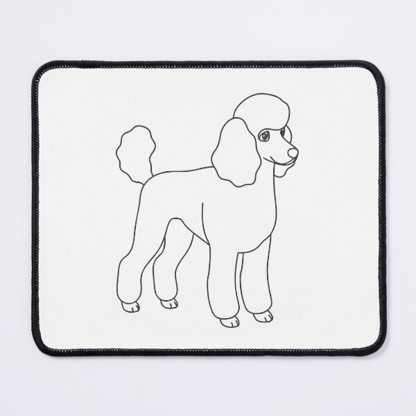 Item preview, Poodle Elegant Line Art Gift designed and sold by OneLine Studio.