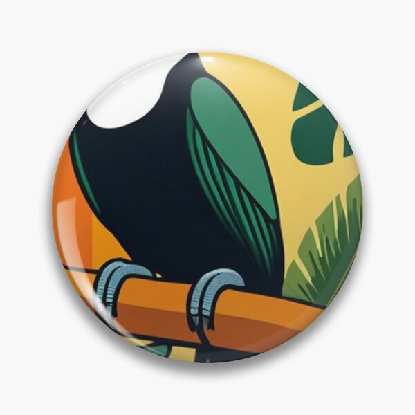Item preview, Art - Illustrated Exotic Bird, Vintage Art Deco Aesthetic designed and sold by World-Pets.
