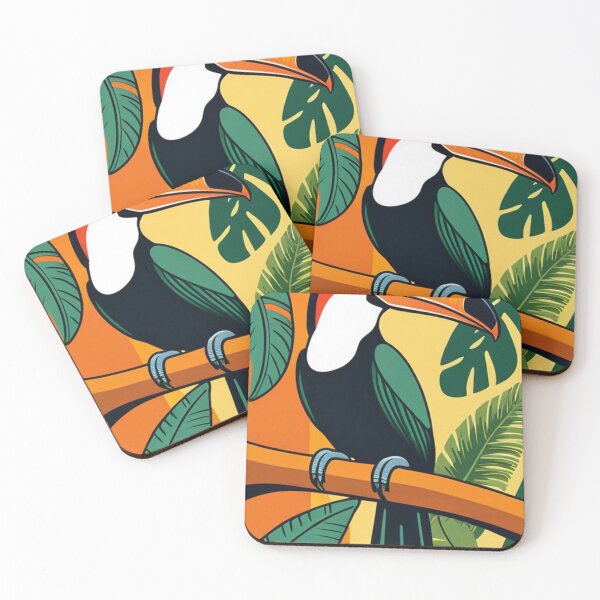 Item preview, Art - Illustrated Exotic Bird, Vintage Art Deco Aesthetic designed and sold by World-Pets.