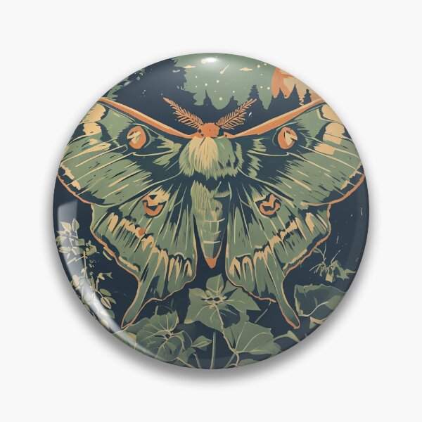 Item preview, Botanical Eclipse Moth designed and sold by ONYX Pixee.