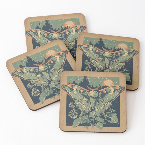 Item preview, Botanical Eclipse Moth designed and sold by ONYX Pixee.