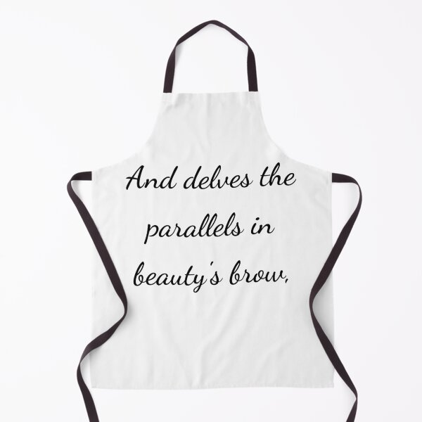 Item preview, “And delves the parallels in beauty’s brow,” - handwriting black designed and sold by ariksworld.