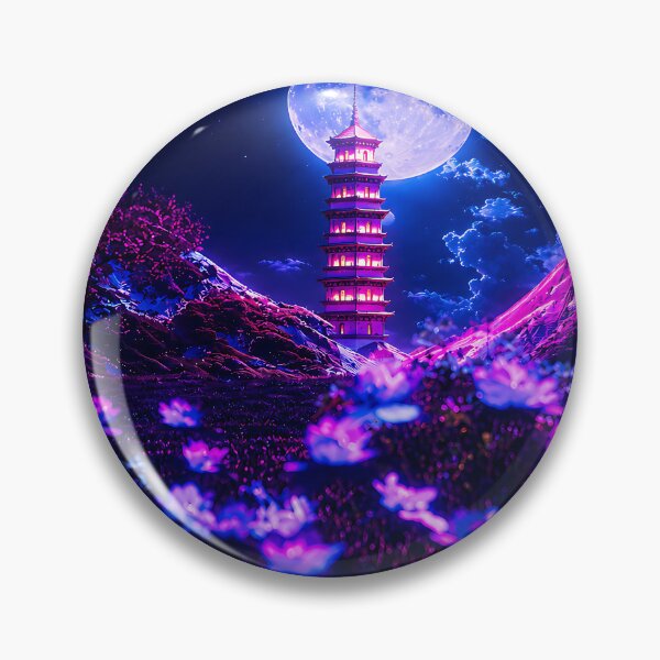 Item preview, Series Glow of the Pagoda Part 7 “Under It”(Cyberpunk Remaster) designed and sold by MaxDreamsArt.