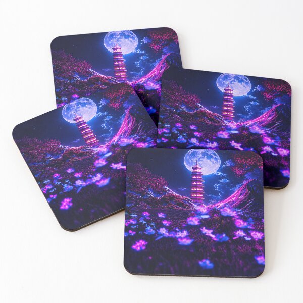 Item preview, Series Glow of the Pagoda Part 7 “Under It”(Cyberpunk Remaster) designed and sold by MaxDreamsArt.