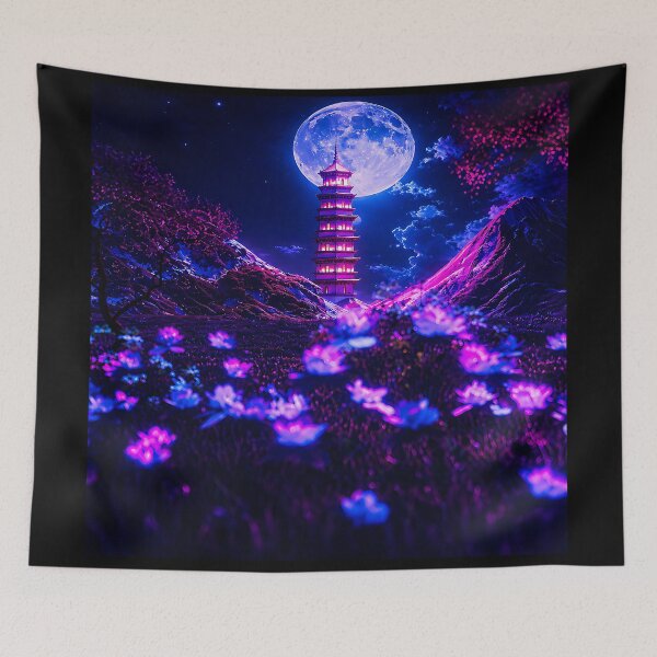 Item preview, Series Glow of the Pagoda Part 7 “Under It”(Cyberpunk Remaster) designed and sold by MaxDreamsArt.