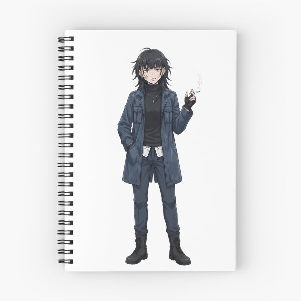 Item preview, Anime Grunge Girl Smoking Aesthetic | Dark Manga Streetwear Character Art designed and sold by Bhaskar Digital Art.