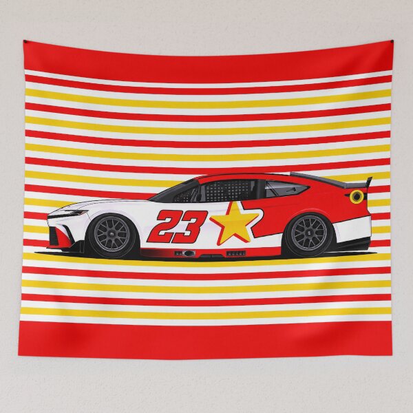 Item preview, Bubba Wallace #23 White & Red Nascar  designed and sold by PitWallArt.