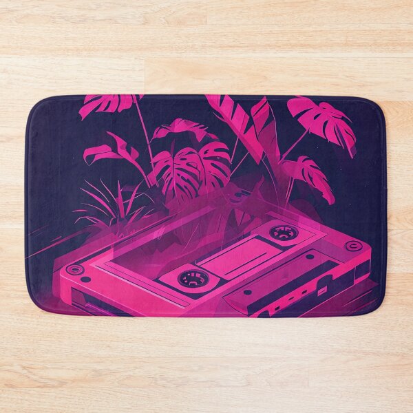 Item preview, Synthwave Jungle Cassette designed and sold by ONYX Pixee.