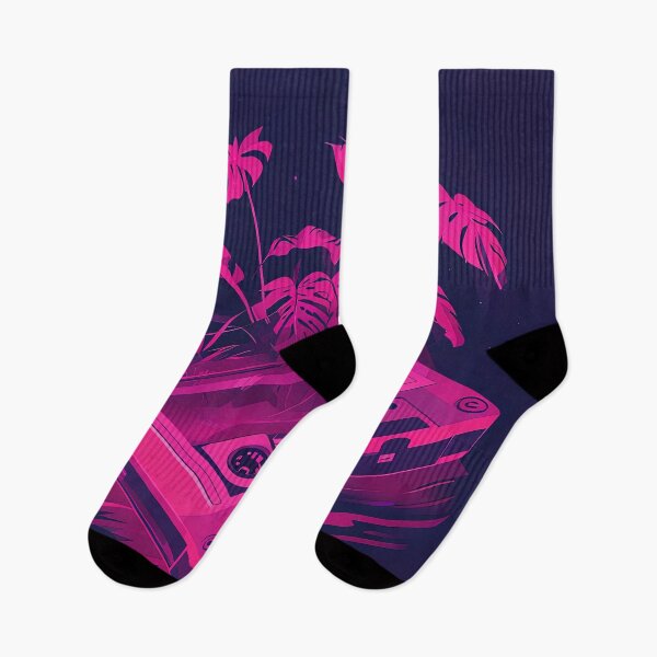 Item preview, Synthwave Jungle Cassette designed and sold by ONYX Pixee.